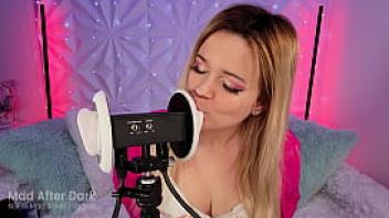 I give you a hand job and i lick your ears nsfw asmr