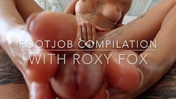 Footjob compilation with roxy fox