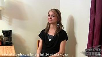 Petite molly from wisconsin first time ever video