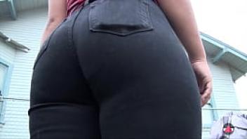 Black tight sexy jeans fetish