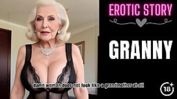 Granny story step grandmother  porn movie part 1