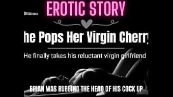 She pops her virgin cherry