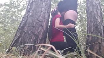 We hid under a tree from the rain and we had sex to keep warm lesbian illusion girls