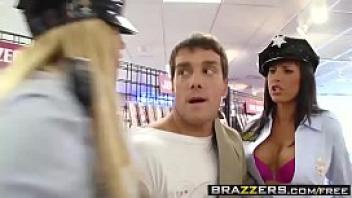 Big tits in uniform lezley zen shyla stylez ramon security sluts brazzers