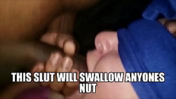Jen swallowing multiplle dicks