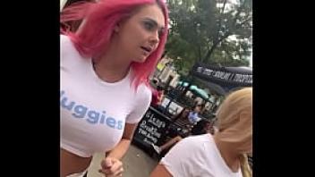 Jessica morgan roxi keogh get caught wearing nappies in public february 2022