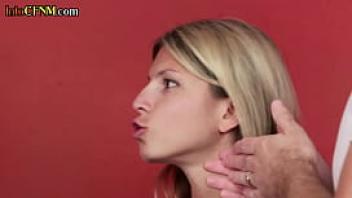 English mistress dominates in bj tutorial with submissive