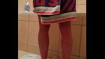 Polish teen having shower hidden cam
