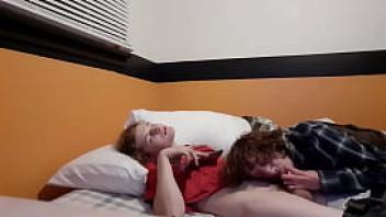 Sucking my buddy and rim his ass on my bed