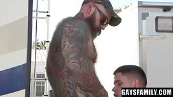 Stepson dylan hayes fucked outdoors by his jack dixon