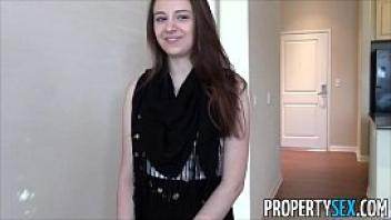 Propertysex young real estate agent with big natural tits homemade sex