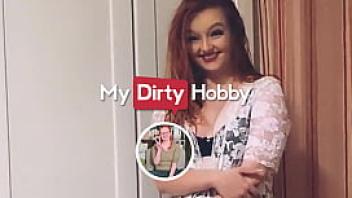 My dirty hobby redhead beauty in stockings iva sonnenschein gets creampied after a quickie