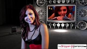 The stripper experience ariana marie strip down and suck a huge cock