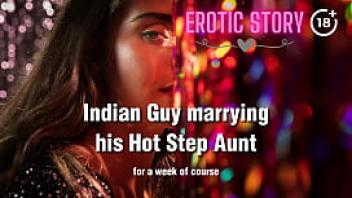 Indian step nephew marrying his hot step aunt