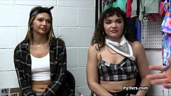 Fucking sexy latina thieves in sneakers