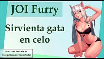 Joi furry hentai sirvienta maid en celo