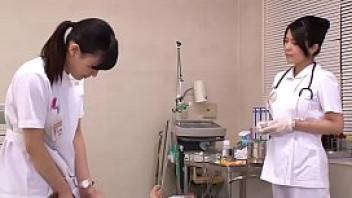 Japanese nurses take care of patients