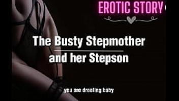 The busty stepmother and her stepson