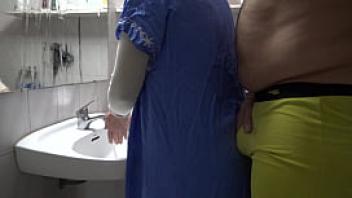 Perverted german man fucks his muslim cleaning maid