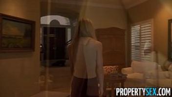 Propertysex sexy young homebuyer fucks to sell house