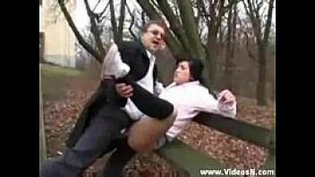 Old man fucks dirty teen girl in the park by snahbrandy