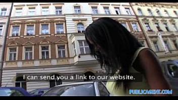 Publicagent hd black sexy girl fucks in her grand parents flat