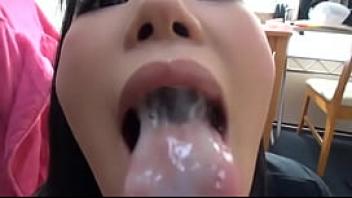 Cum eating japanese gokkun lady part 2