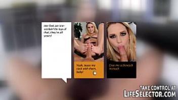 The sex machine offers two blonde sluts to make your filthiest fantasies real