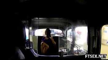Huge titted jasmine fucks in a taxi