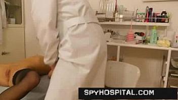 Old gynecologist runs a hidden cam to spy on pussy