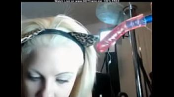 Crazy blonde extreme deepthroat fuck machine