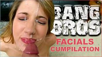 Bangbros epic facial fest cum shot compilation preston parker jizzing on over 40 faces pancakes