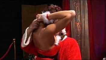Amateur mature mrs santa gives her asshole as a special present