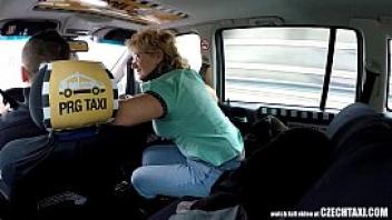 Real hidden camera in taxi