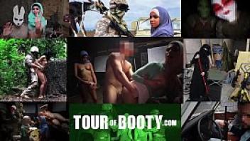 Tour of booty american soldiers slinging dick in an arab whorehouse