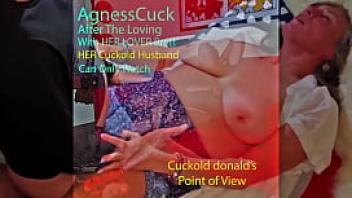 Xvid  best cuck by agness part 2 and recap pt1 bull enjoys cuck couple sharing his cock amp cum agness