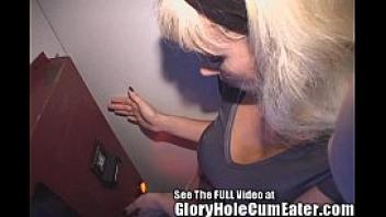 Hot loads and gloryhole fisting for hot sexy malory