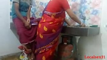 Desi bengali desi village indian bhabi kitchen sex in red saree official video by localsex31