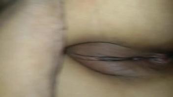 Gaping my pinay pussy