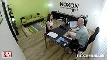 Fucked hard in an office