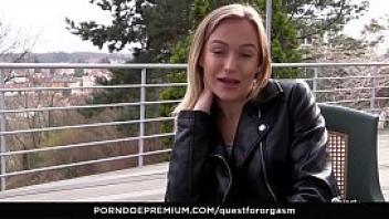 Quest for orgasm sensual masturbation leads to intense orgasms with ukrainian blonde aislin