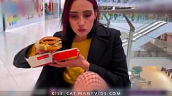 Risky blowjob in fitting room for big mac public agent pickup amp fuck student in mall kiss cat