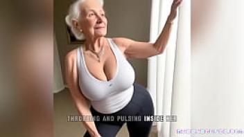 Granny story bbc double penetration after yoga class for granny