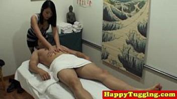 Spycam asian massage jerking