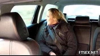 Anal sex in the taxi