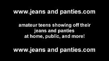 Curvy teen maggie in tight jean shorts