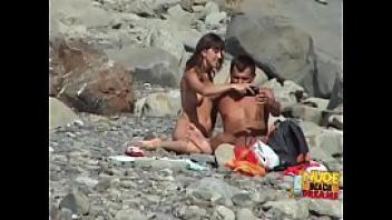 At nude beaches with hidden camera
