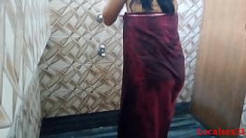 Indian bhabi sex in a bathroom with red tawal localsex31