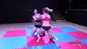 Real female wrestling demo