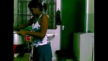 Tamil girl fucked in kitchen